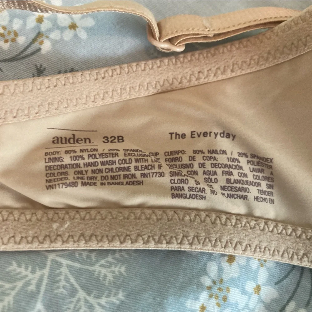 Auden Everyday Bra 32B Auden Nude T-Shirt Bra